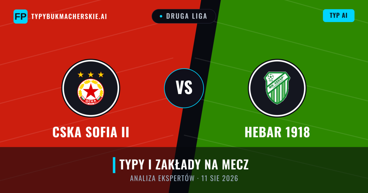 CSKA Sofia II vs Hebar 1918 — typy i zapowiedź meczu