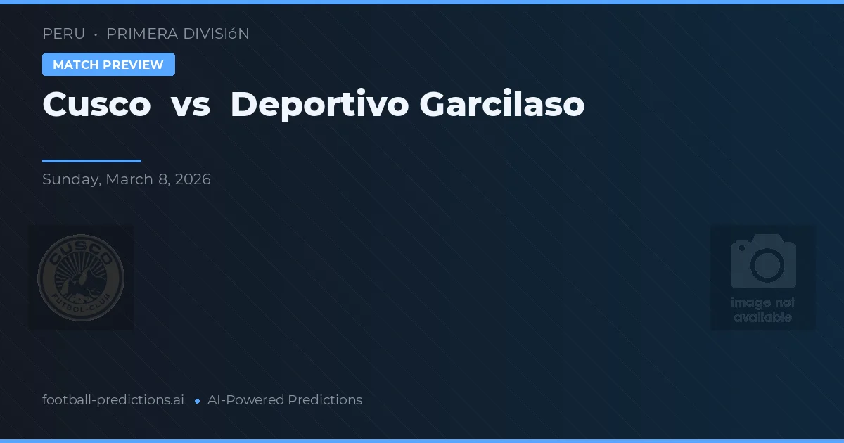 Cusco vs Deportivo Garcilaso — typy i zapowiedź meczu