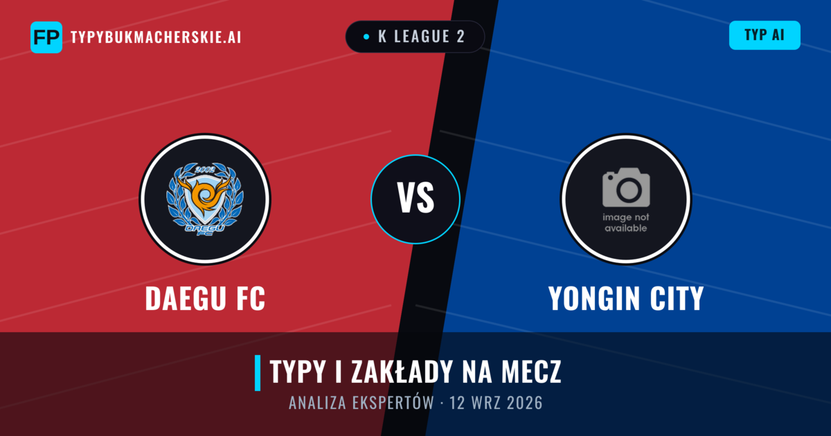 Daegu FC vs Yongin City — typy i zapowiedź meczu