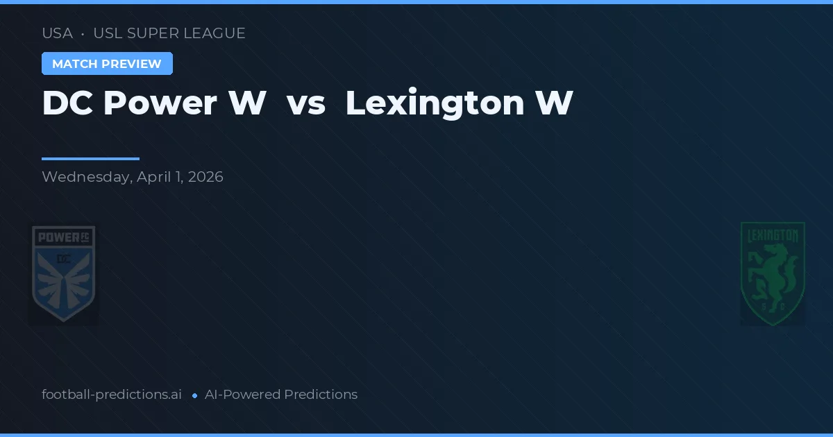 DC Power W vs Lexington W — typy i zapowiedź meczu