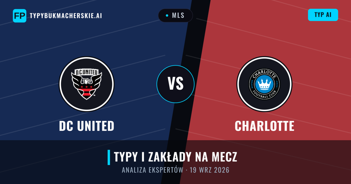 DC United vs Charlotte — typy i zapowiedź meczu