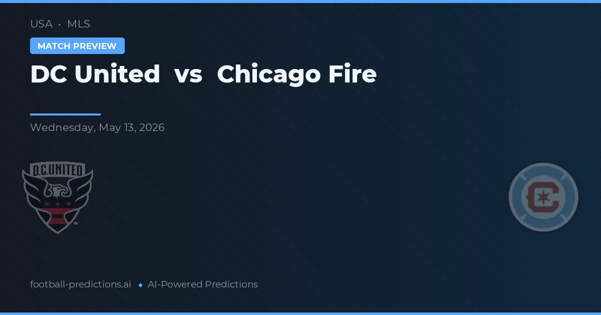 DC United vs Chicago Fire — typy i zapowiedź meczu