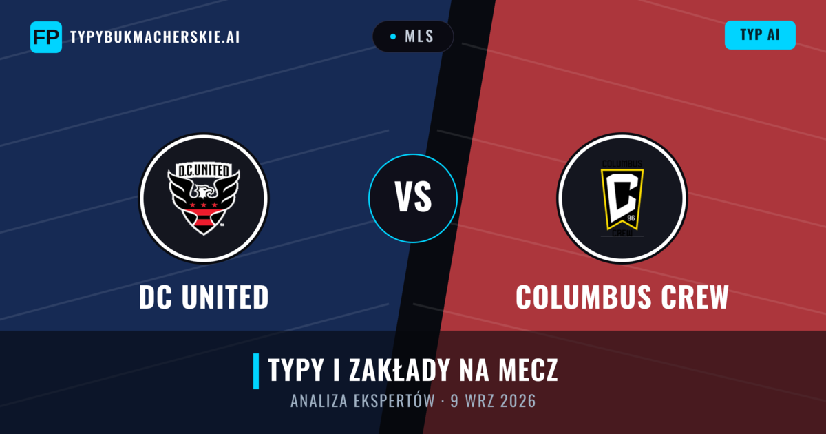 DC United vs Columbus Crew — typy i zapowiedź meczu