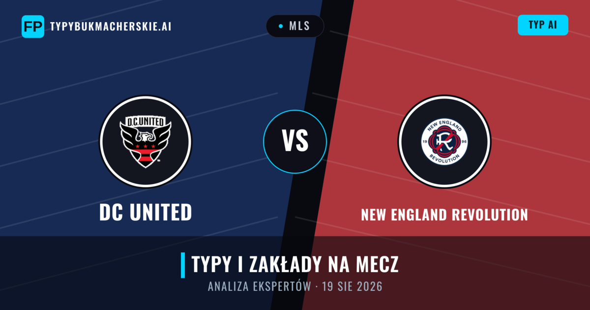 DC United vs New England Revolution — typy i zapowiedź meczu
