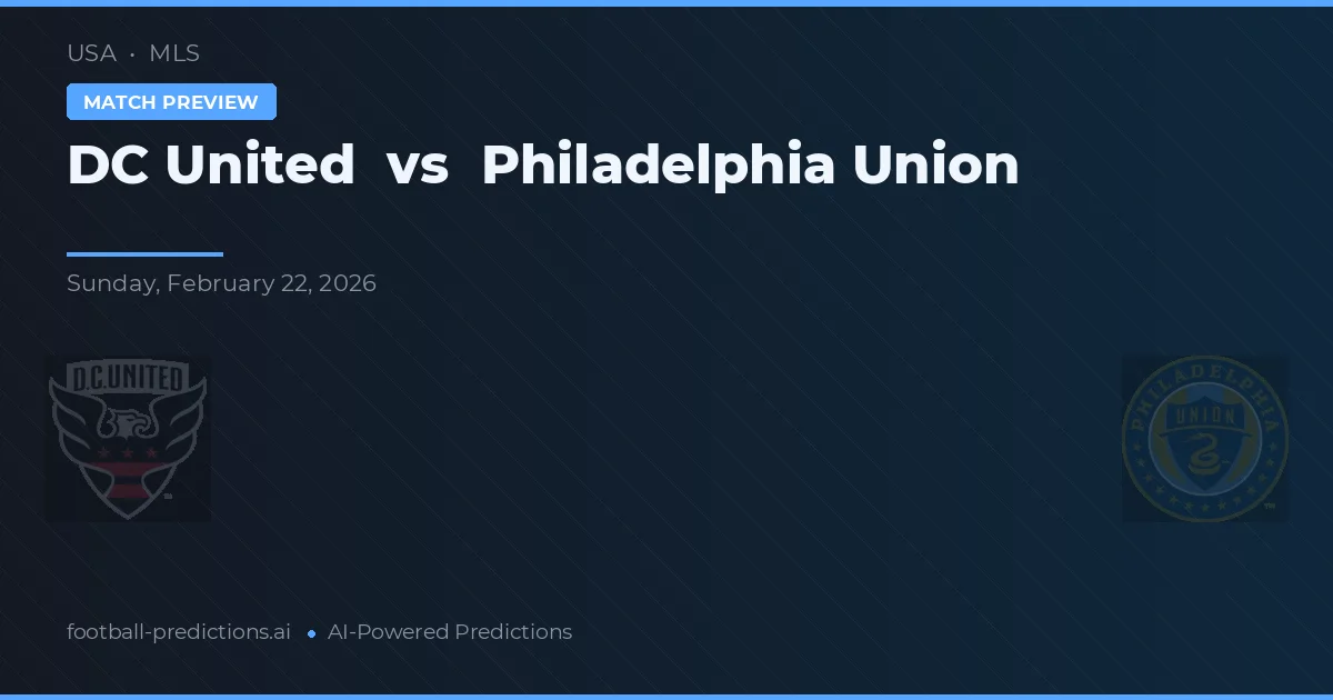 DC United vs Philadelphia Union — typy i zapowiedź meczu