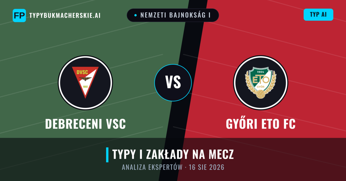 Debreceni VSC vs Győri ETO FC — typy i zapowiedź meczu