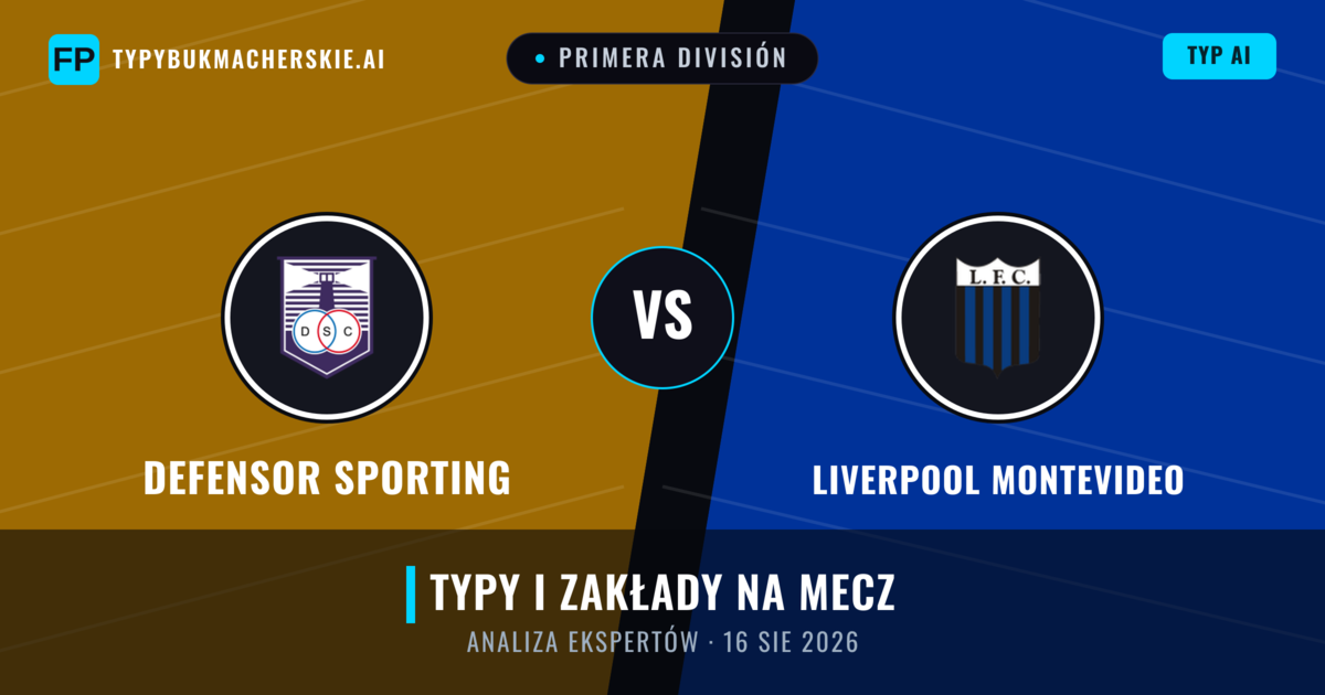 Defensor Sporting vs Liverpool Montevideo — typy i zapowiedź meczu