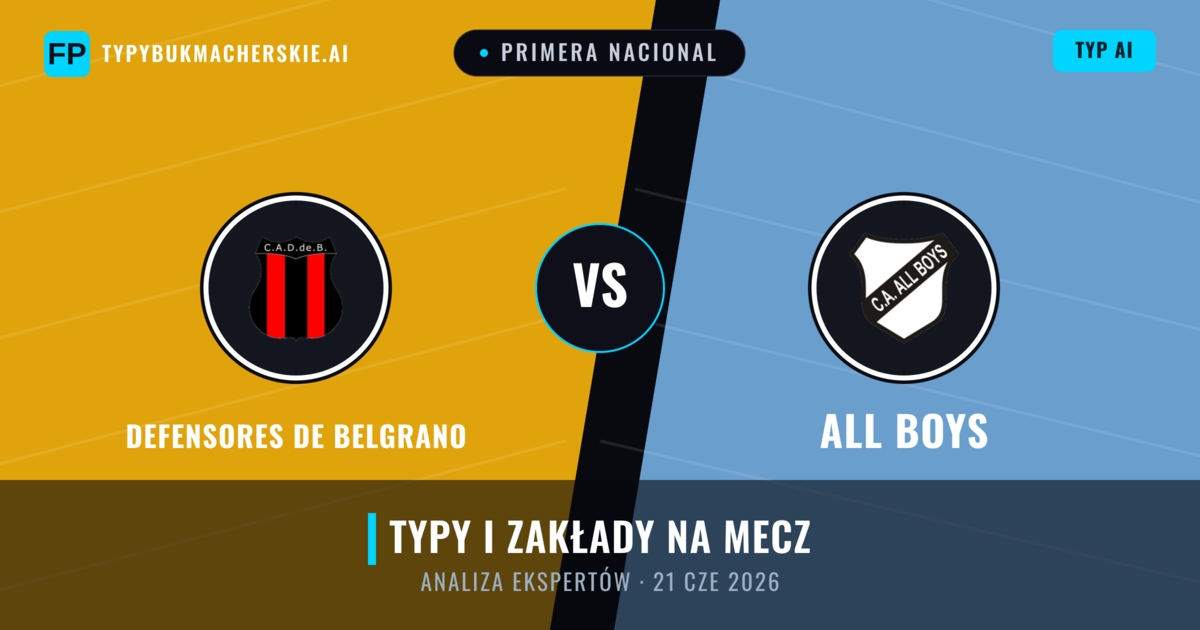 Defensores de Belgrano vs All Boys — typy i zapowiedź meczu