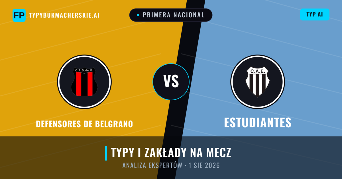 Defensores de Belgrano vs Estudiantes — typy i zapowiedź meczu
