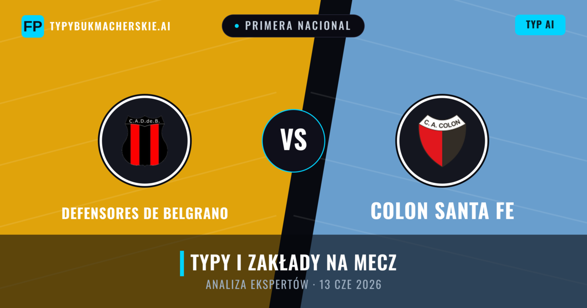 Defensores de Belgrano vs Colon Santa Fe — typy i zapowiedź meczu