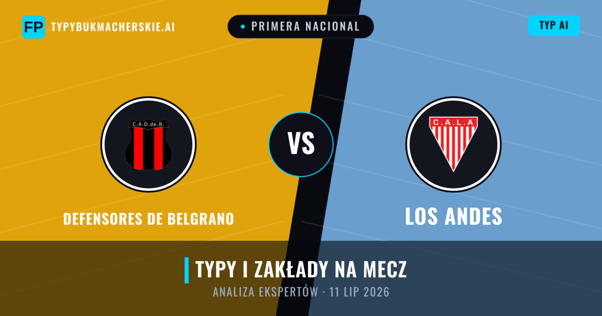 Defensores de Belgrano vs Los Andes — typy i zapowiedź meczu
