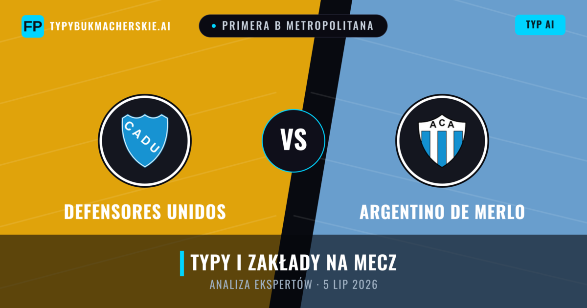 Defensores Unidos vs Argentino de Merlo — typy i zapowiedź meczu