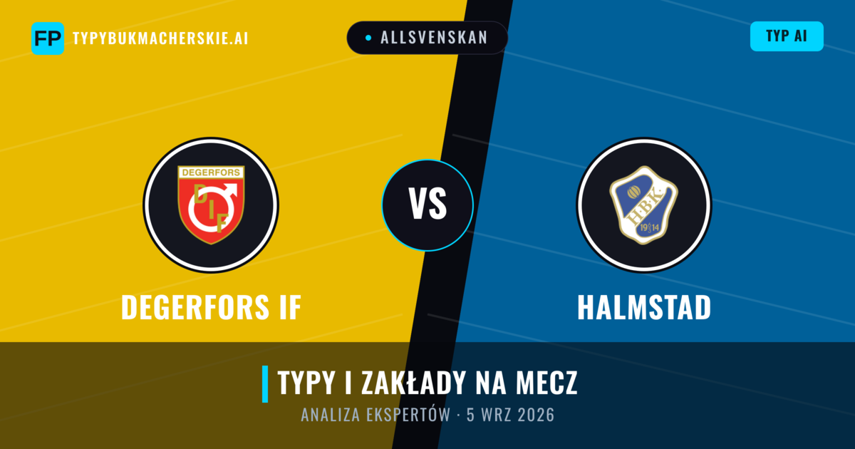 Degerfors IF vs Halmstad — typy i zapowiedź meczu