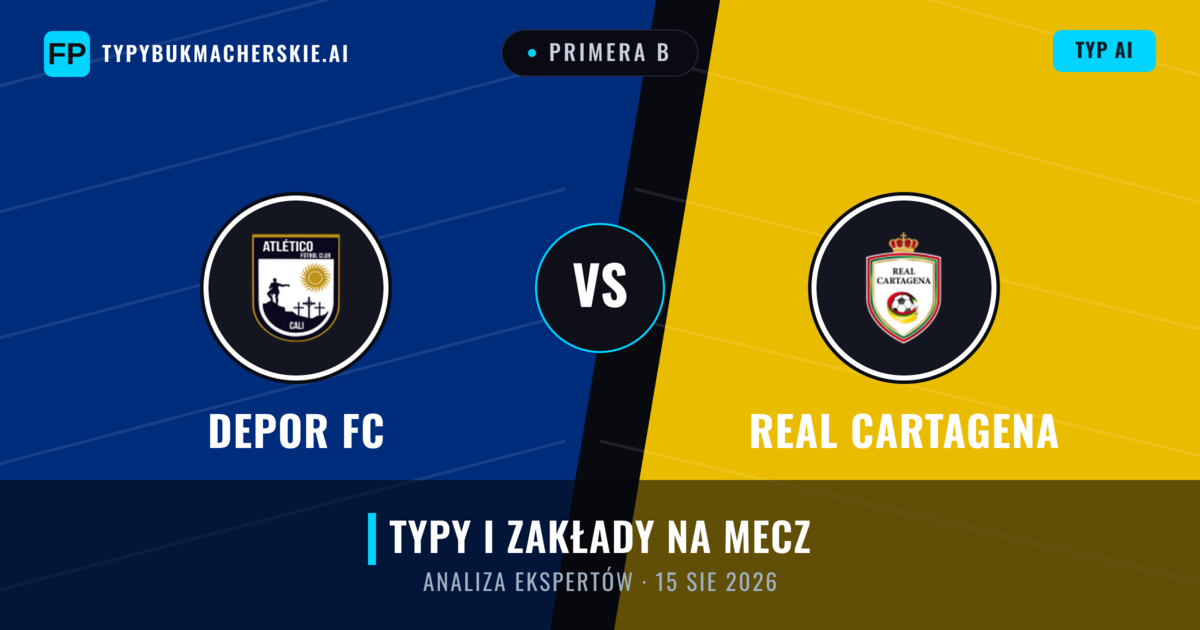 Depor FC vs Real Cartagena — typy i zapowiedź meczu