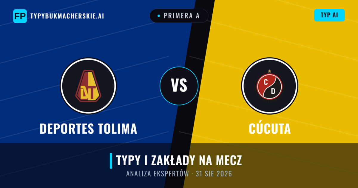 Deportes Tolima vs Cúcuta — typy i zapowiedź meczu