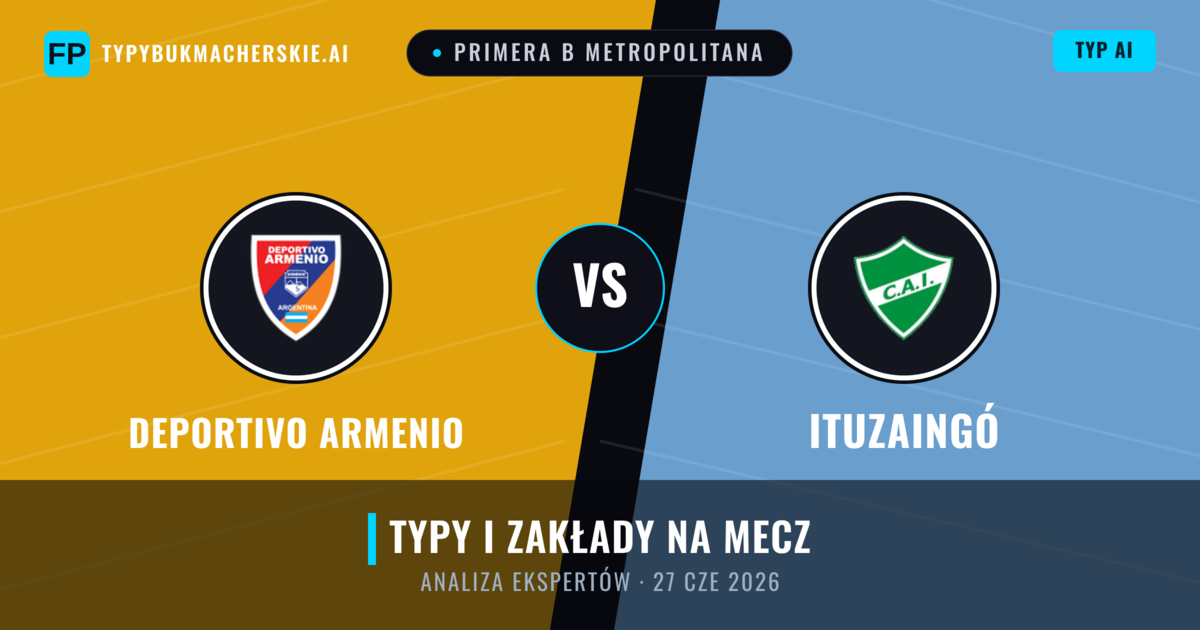 Deportivo Armenio vs Ituzaingó — typy i zapowiedź meczu