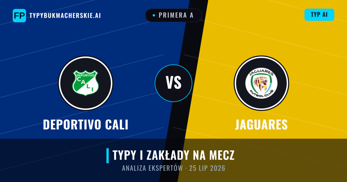 Deportivo Cali vs Jaguares — typy i zapowiedź meczu