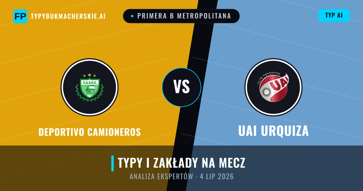 Deportivo Camioneros vs UAI Urquiza — typy i zapowiedź meczu
