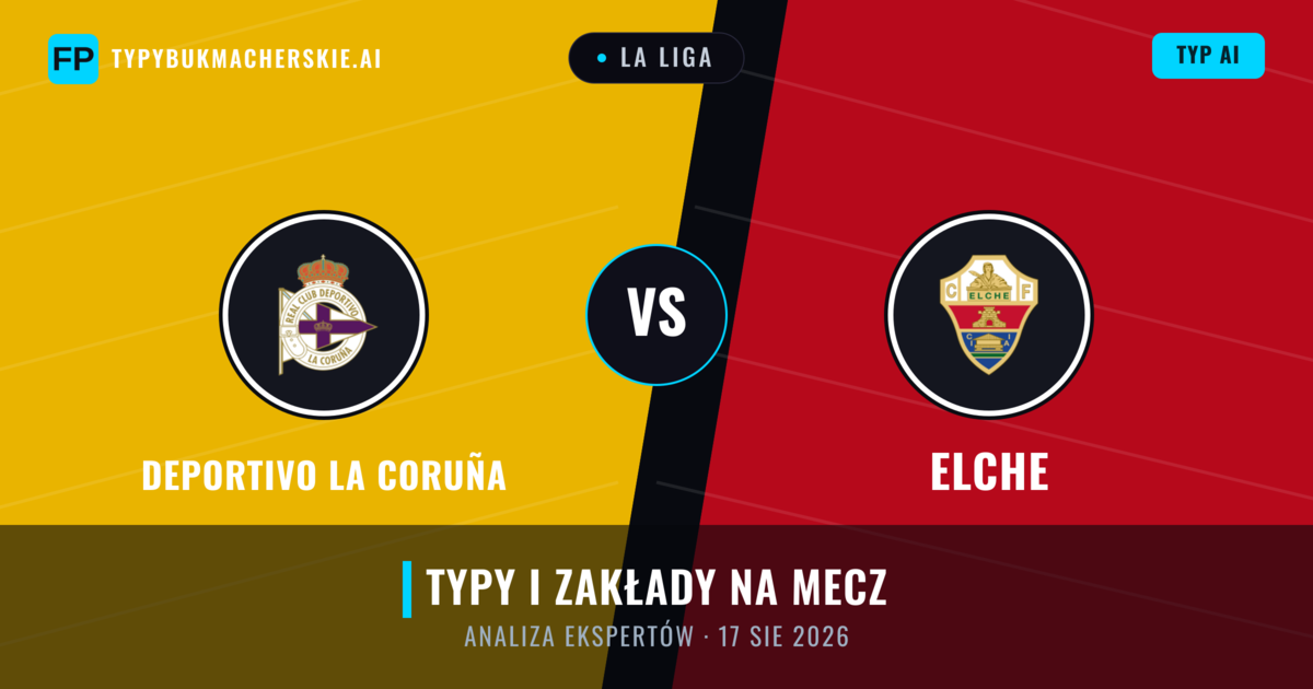 Deportivo La Coruña vs Elche — typy i zapowiedź meczu