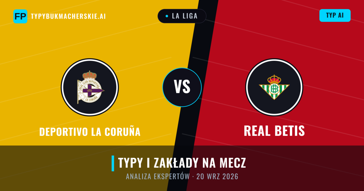 Deportivo La Coruña vs Real Betis — typy i zapowiedź meczu