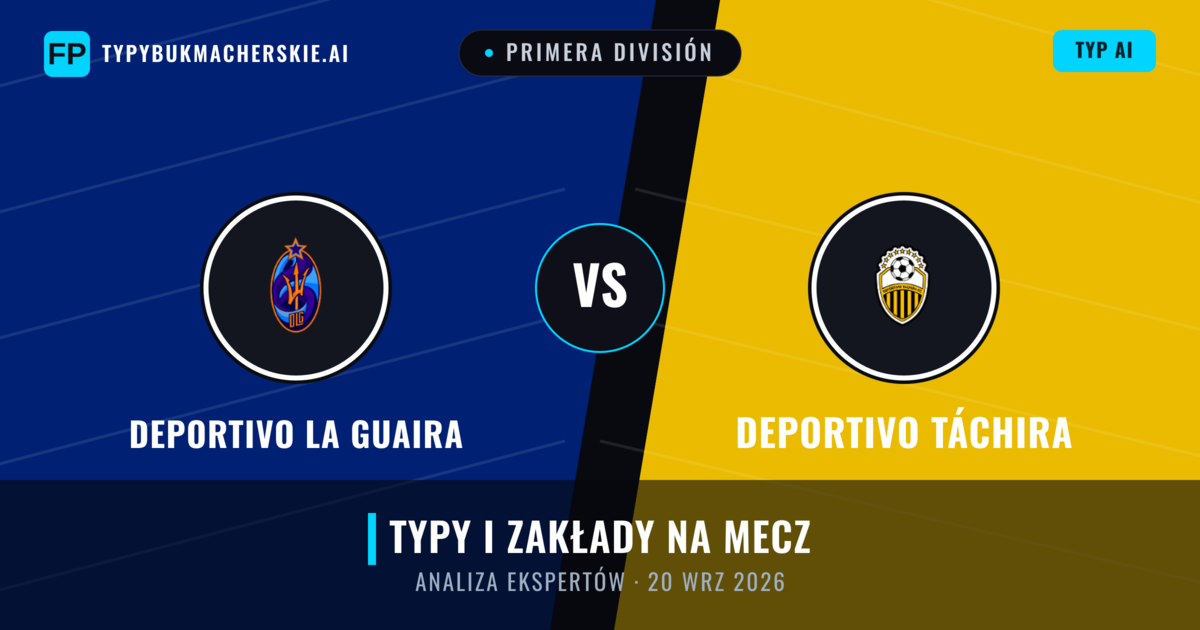 Deportivo La Guaira vs Deportivo Táchira — typy i zapowiedź meczu