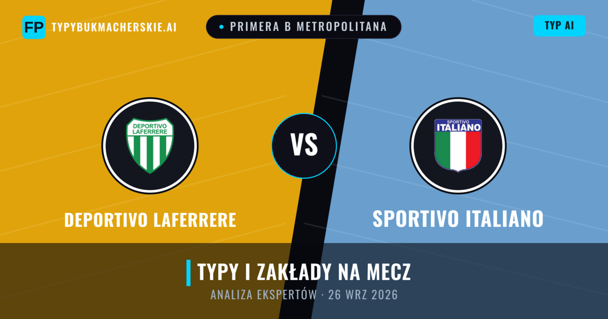 Deportivo Laferrere vs Sportivo Italiano — typy i zapowiedź meczu
