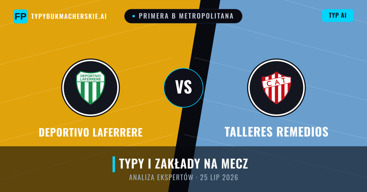 Deportivo Laferrere vs Talleres Remedios — typy i zapowiedź meczu