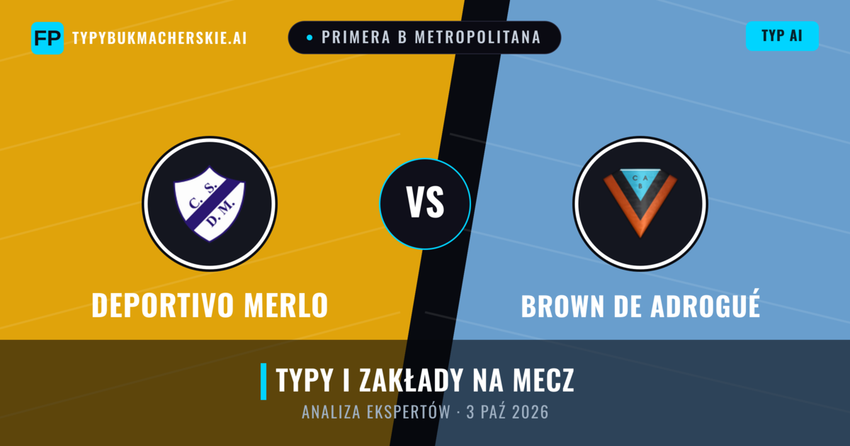 Deportivo Merlo vs Brown de Adrogué — typy i zapowiedź meczu