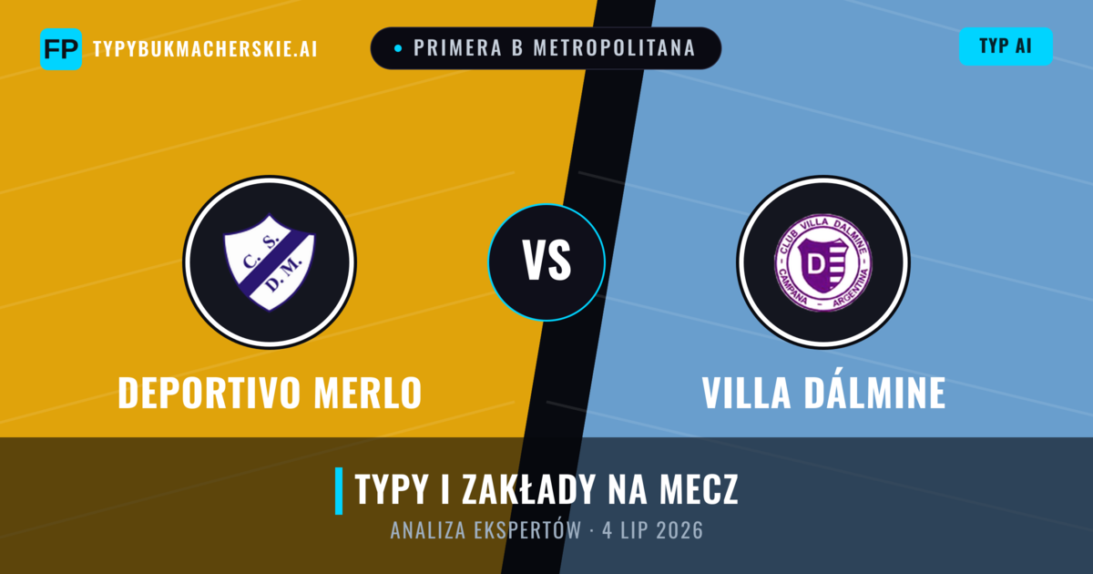 Deportivo Merlo vs Villa Dálmine — typy i zapowiedź meczu