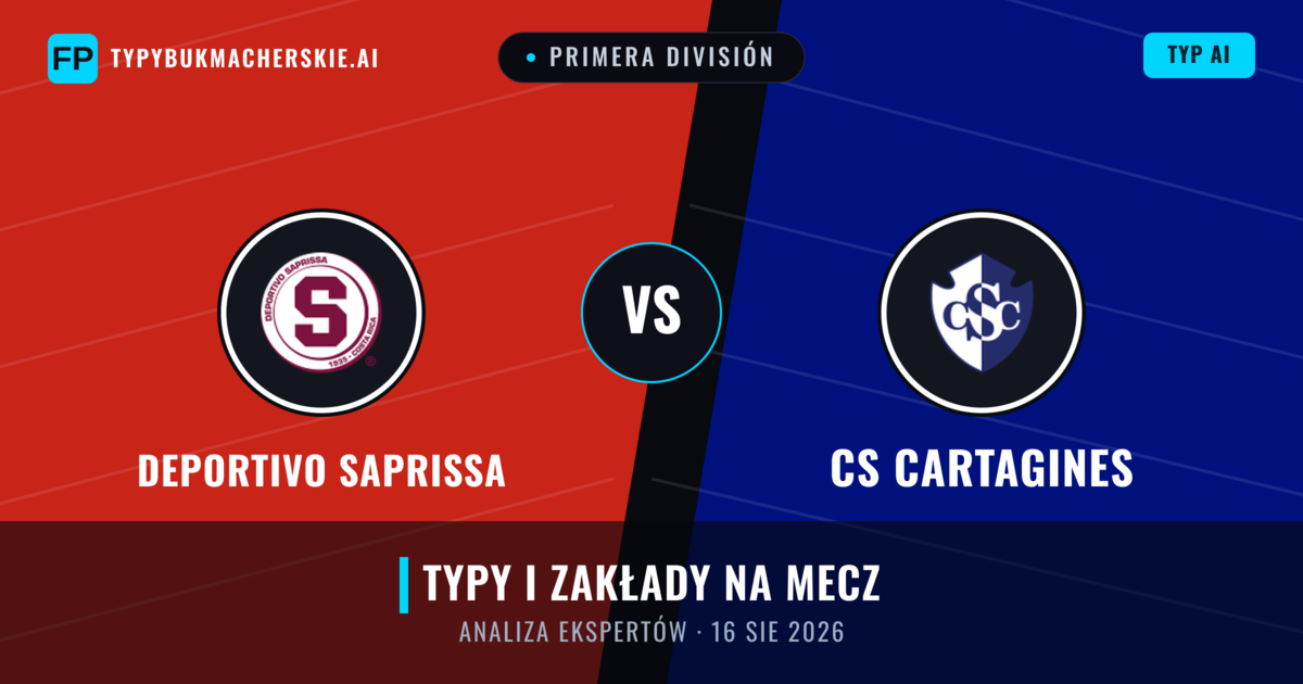 Deportivo Saprissa vs CS Cartagines — typy i zapowiedź meczu