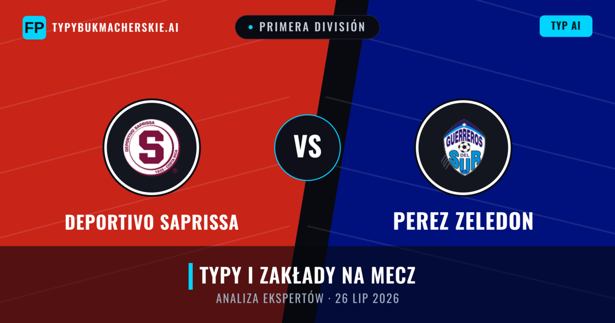 Deportivo Saprissa vs Perez Zeledon — typy i zapowiedź meczu
