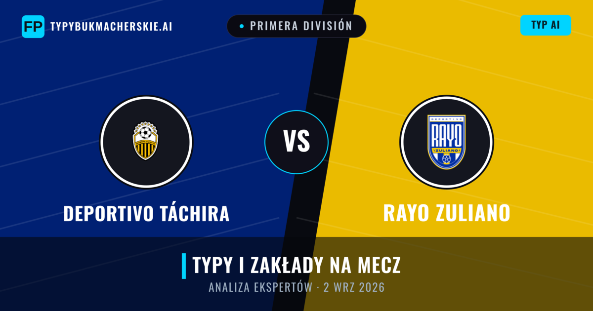 Deportivo Táchira vs Rayo Zuliano — typy i zapowiedź meczu
