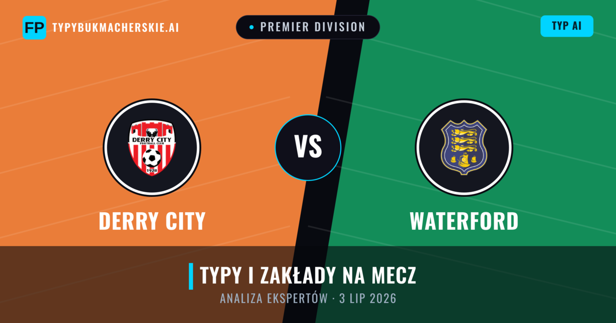 Derry City vs Waterford — typy i zapowiedź meczu