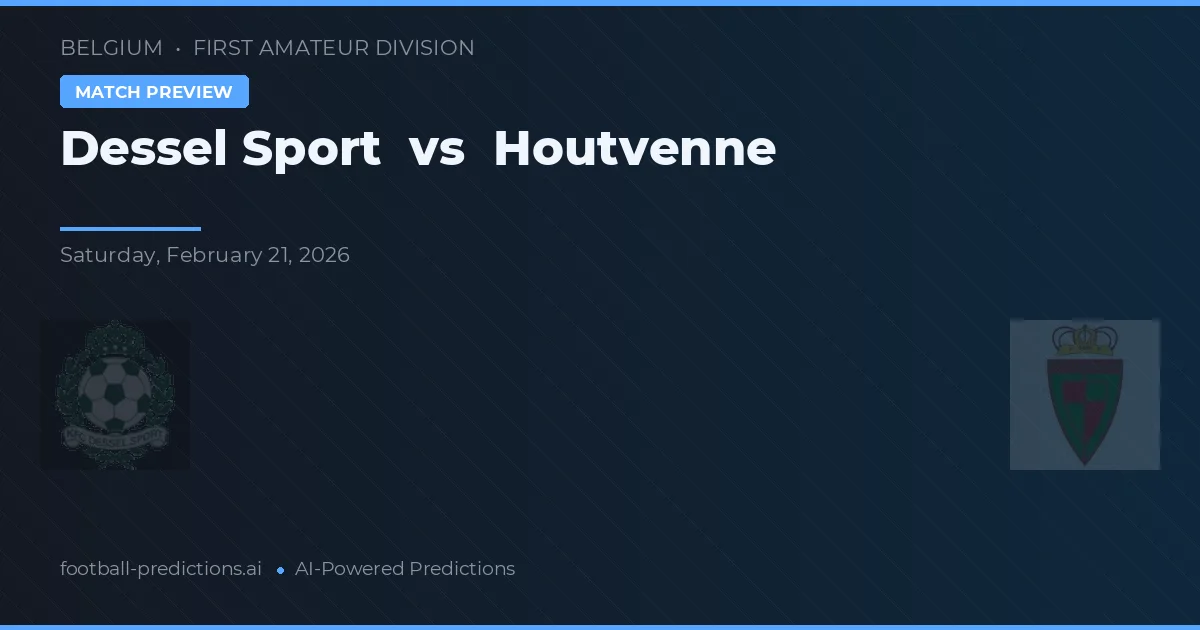 Dessel Sport vs Houtvenne — typy i zapowiedź meczu