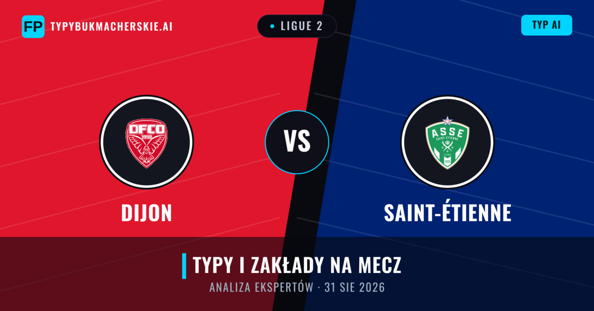 Dijon vs Saint-Étienne — typy i zapowiedź meczu