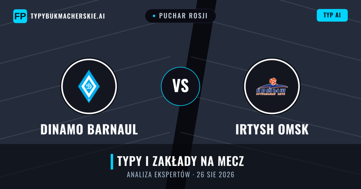 Dinamo Barnaul vs Irtysh Omsk — typy i zapowiedź meczu