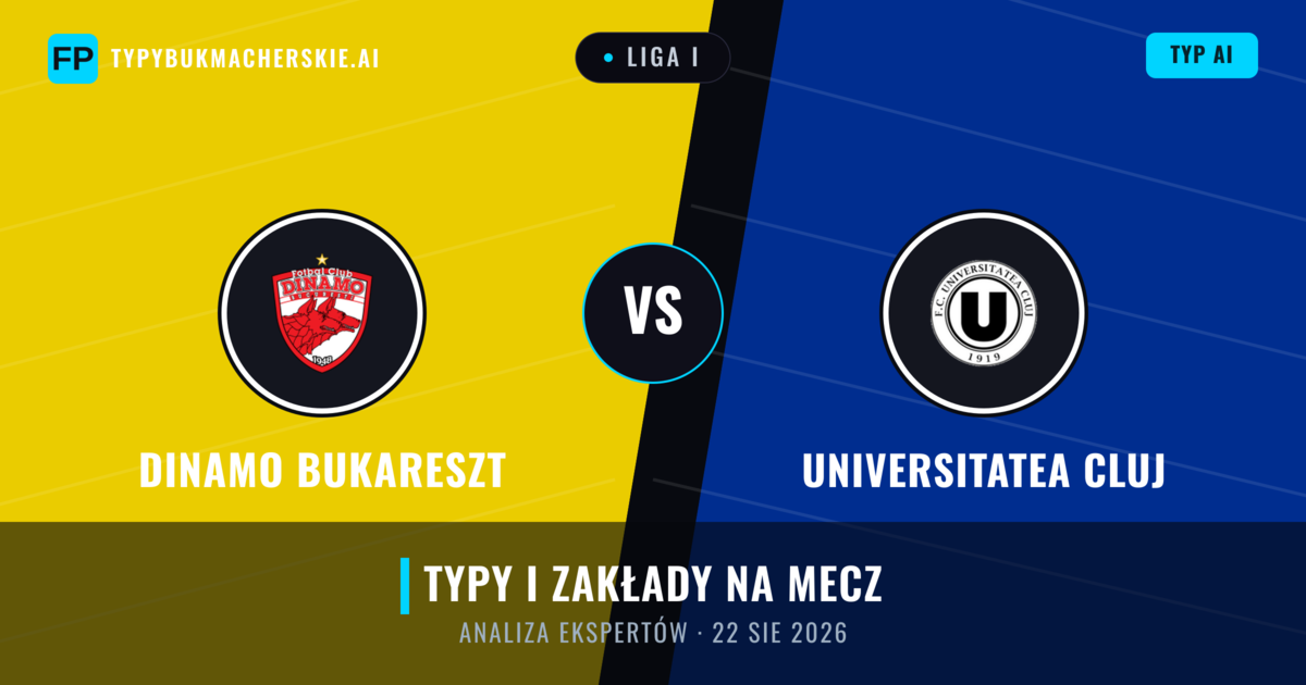 Dinamo Bukareszt vs Universitatea Cluj — typy i zapowiedź meczu