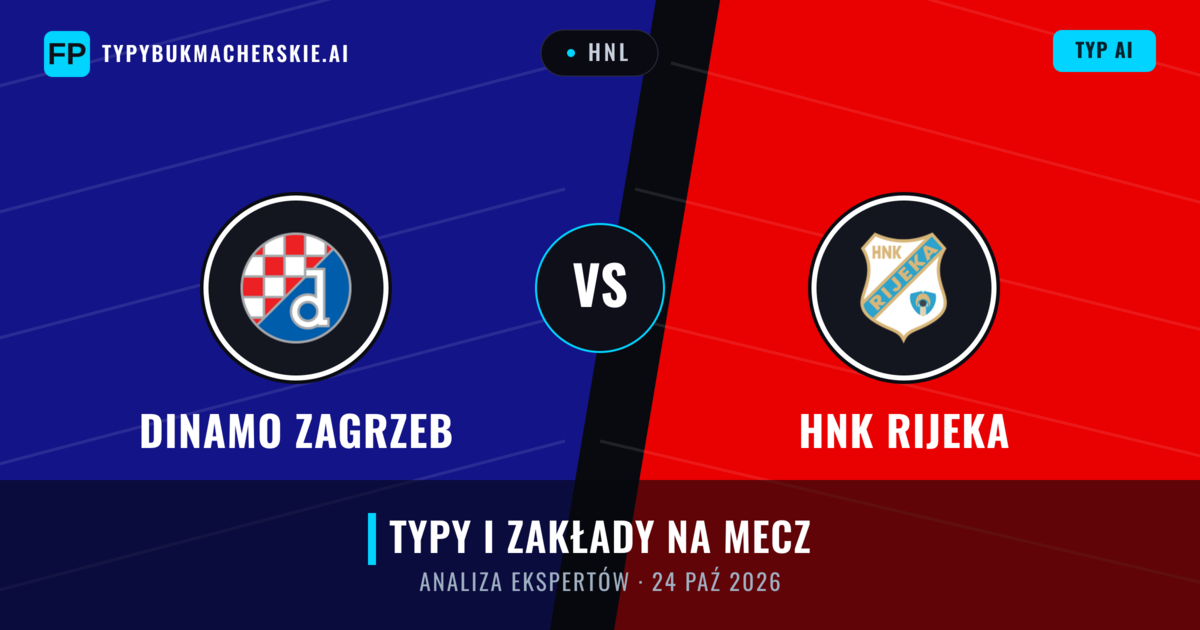 Dinamo Zagrzeb vs HNK Rijeka — typy i zapowiedź meczu