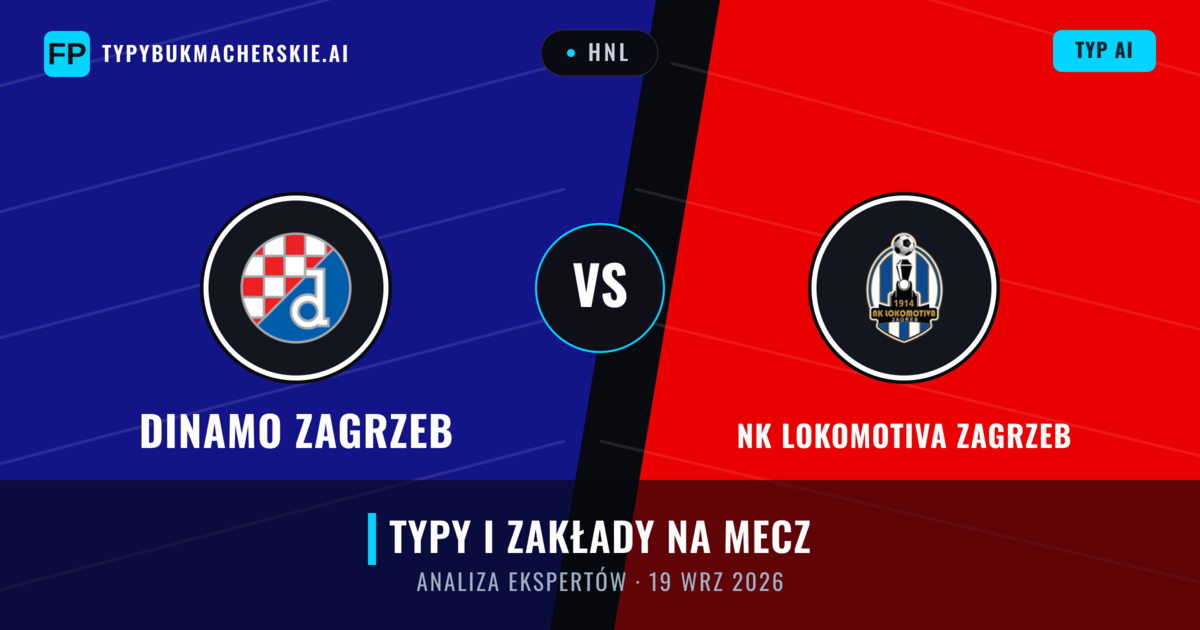 Dinamo Zagrzeb vs NK Lokomotiva Zagrzeb — typy i zapowiedź meczu