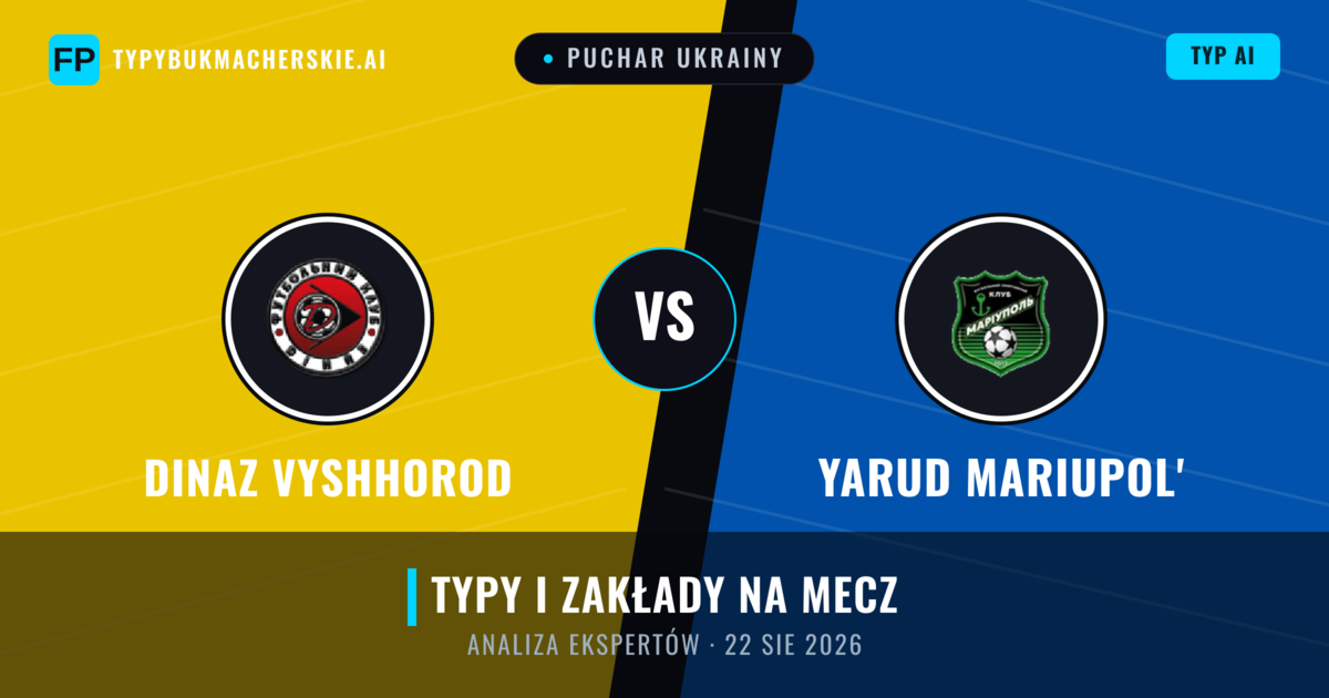 Dinaz Vyshhorod vs Yarud Mariupol' — typy i zapowiedź meczu