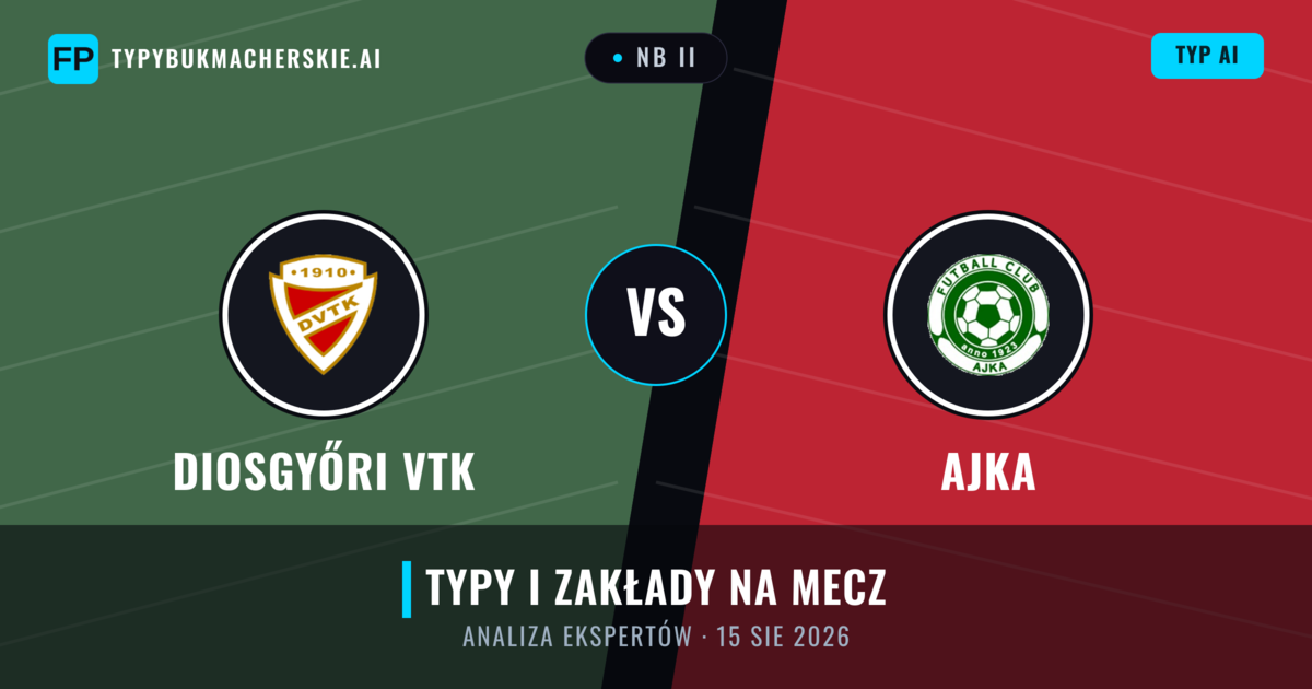 Diosgyőri VTK vs Ajka — typy i zapowiedź meczu