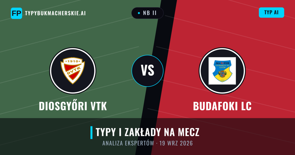 Diosgyőri VTK vs Budafoki LC — typy i zapowiedź meczu