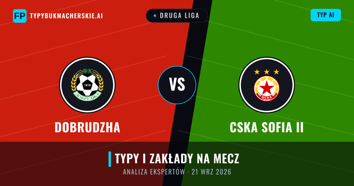Dobrudzha vs CSKA Sofia II — typy i zapowiedź meczu