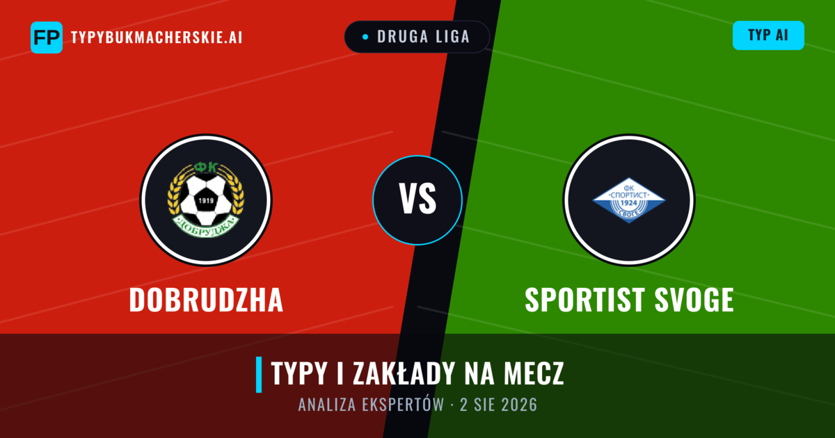 Dobrudzha vs Sportist Svoge — typy i zapowiedź meczu