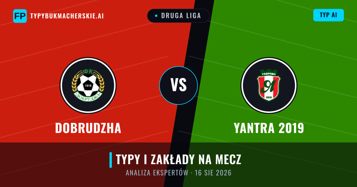 Dobrudzha vs Yantra 2019 — typy i zapowiedź meczu