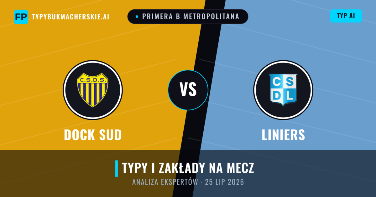 Dock Sud vs Liniers — typy i zapowiedź meczu