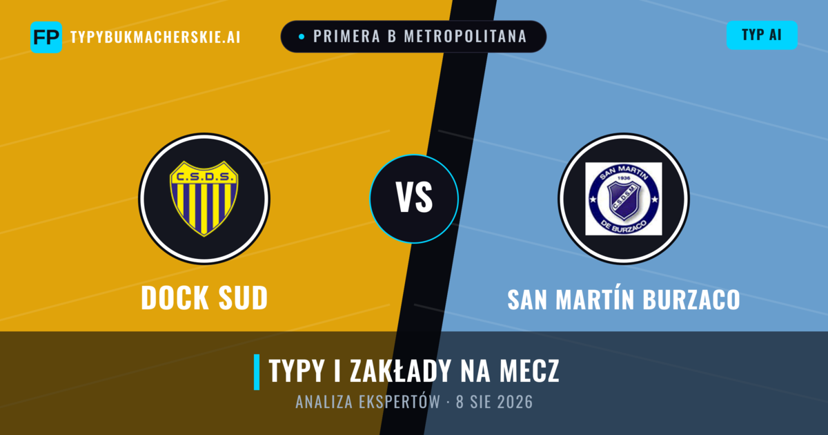 Dock Sud vs San Martín Burzaco — typy i zapowiedź meczu