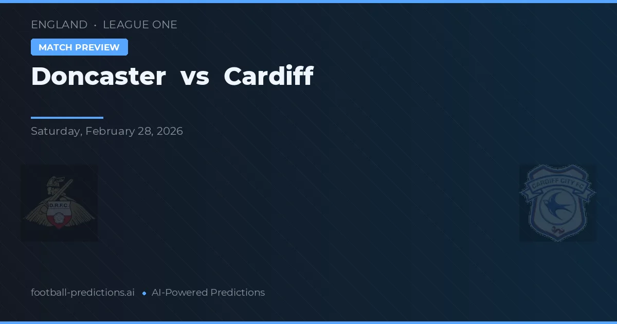 Doncaster vs Cardiff — typy i zapowiedź meczu
