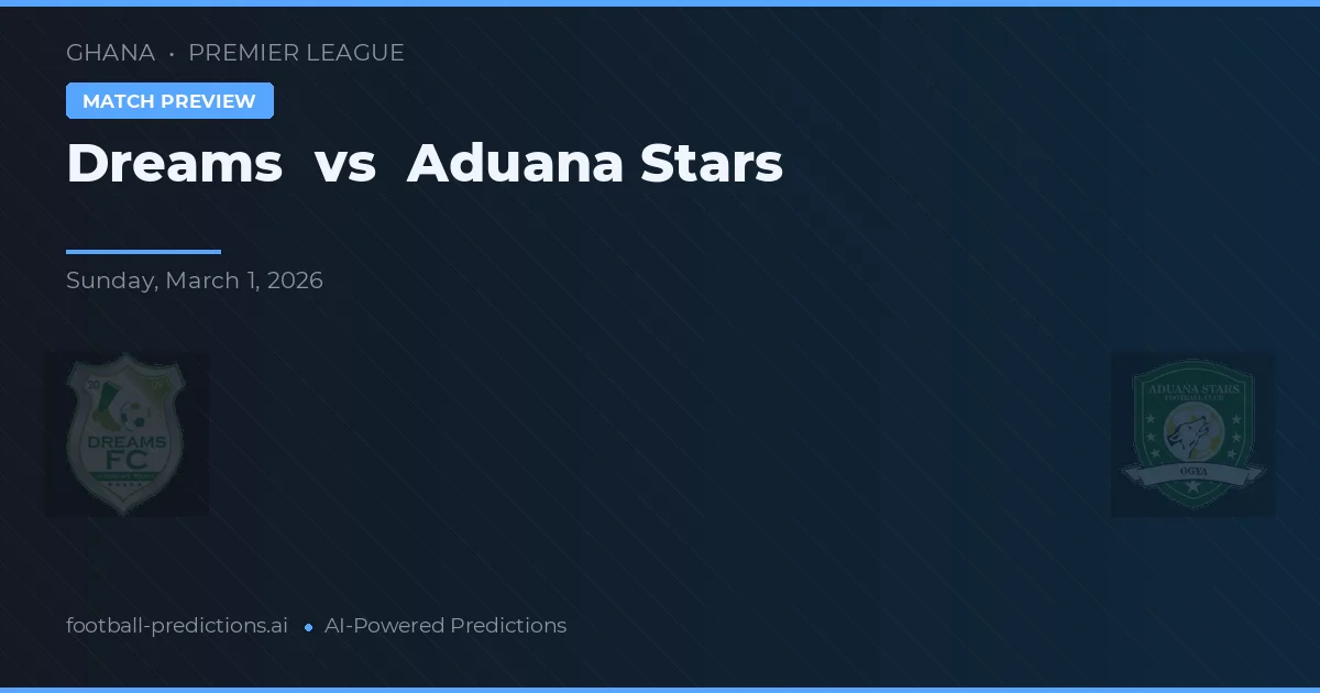 Dreams vs Aduana Stars — typy i zapowiedź meczu