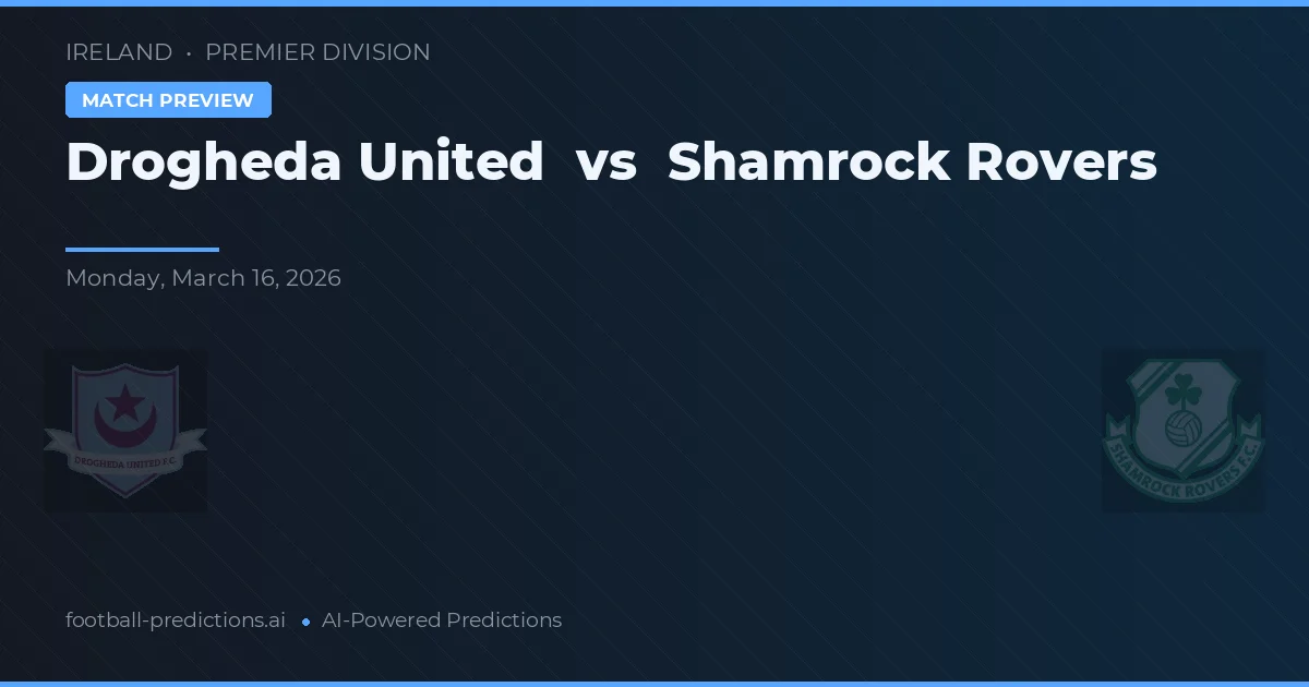Drogheda United vs Shamrock Rovers — typy i zapowiedź meczu